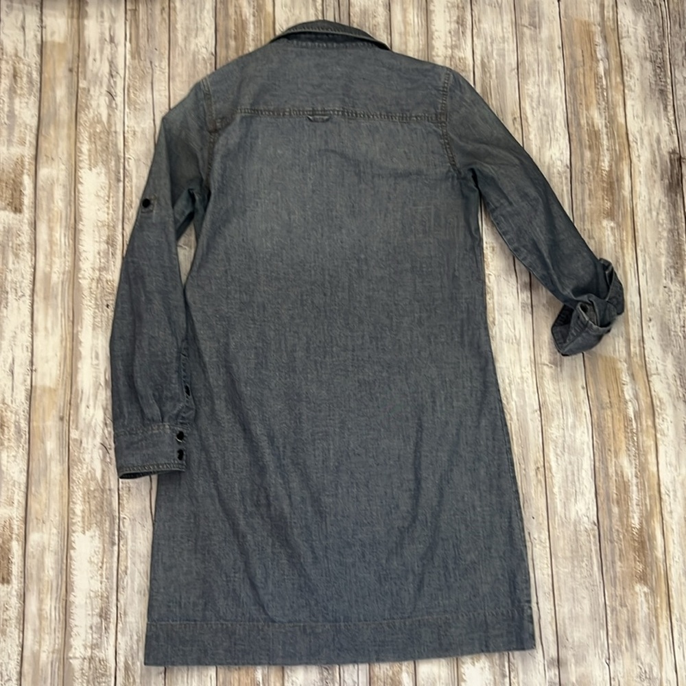 J Crew Denim Dress Sz XS - Picture 4 of 4